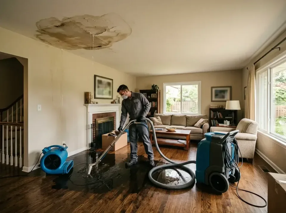 attic-pipe-burst-ceiling-drip-008 — frequently asked questions, Water Damage Restoration & Carpet Care in Cicero, IL